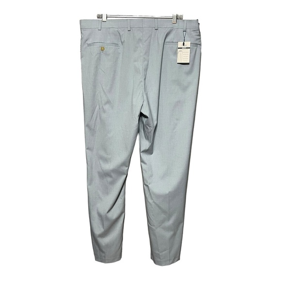 Ralph Ralph Lauren Comfort Flex Dress Pants Flat Front Slim-Fit Trousers W40 L32 - Picture 2 of 8